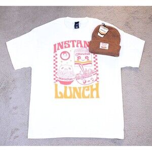 Maruchan Ramen Noodle T-Shirt & Beanie Set Instant Lunch (Large)-NEW W/OUT TAGS!